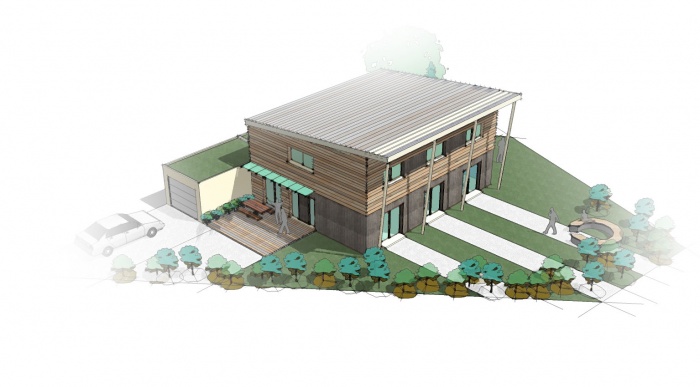 Habitat Individuel / Basse énergie / Ossature bois