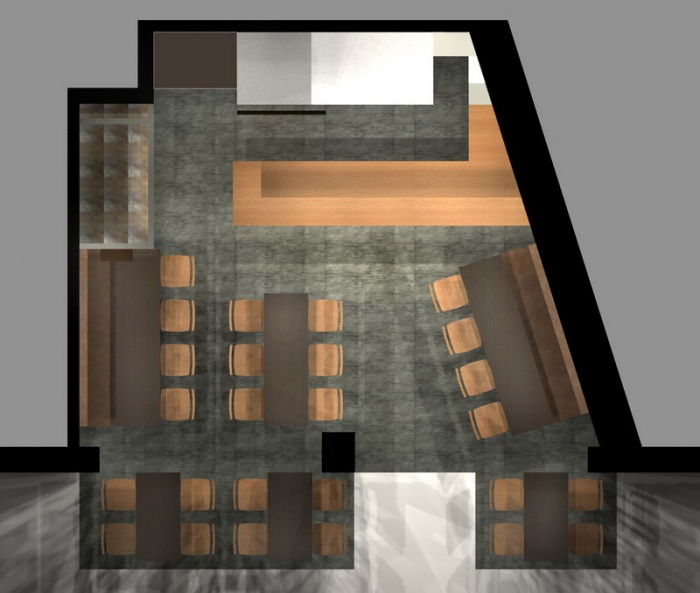 Rénovation et Extension d'un restaurant : plan d'aménagement