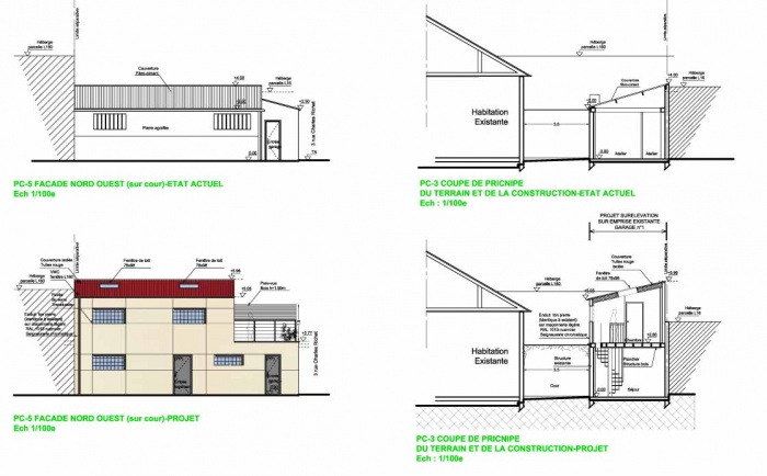 Extension au Kremlin-Bic�tre : PC100929 Fa�ade coupe copie