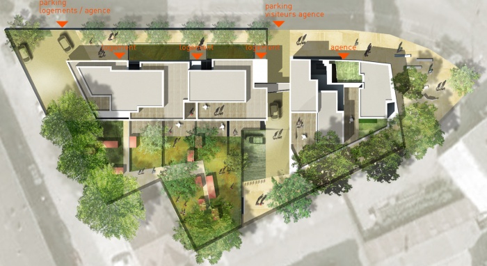 19 logements et une agence