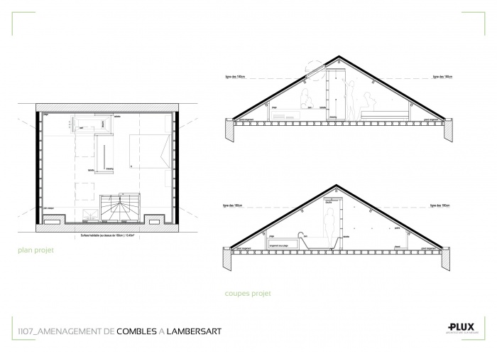 Combles amnags  LAMBERSART (59130)