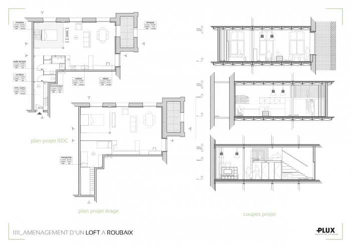 Amnagement d'un loft  ROUBAIX (59100) : architecte lille plux amnagement intrieur loft studio appartement loft maison design dcoration