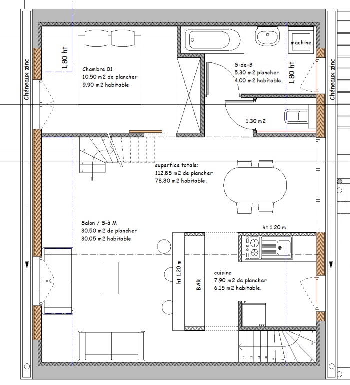 Création d'un duplex