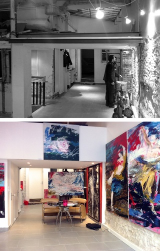 Galerie d'art contemporain : MUS_avant-apres_entrée