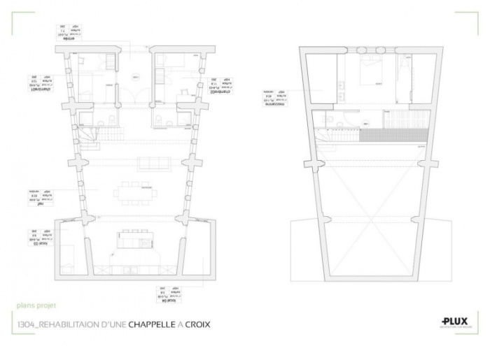 Rhabiliation d'une chapelle  CROIX_Architecte Lille PLUX : architecte architecte d'intrieur lille nord pas de calais rnovation restructuration amnagement dcoration valenciennes