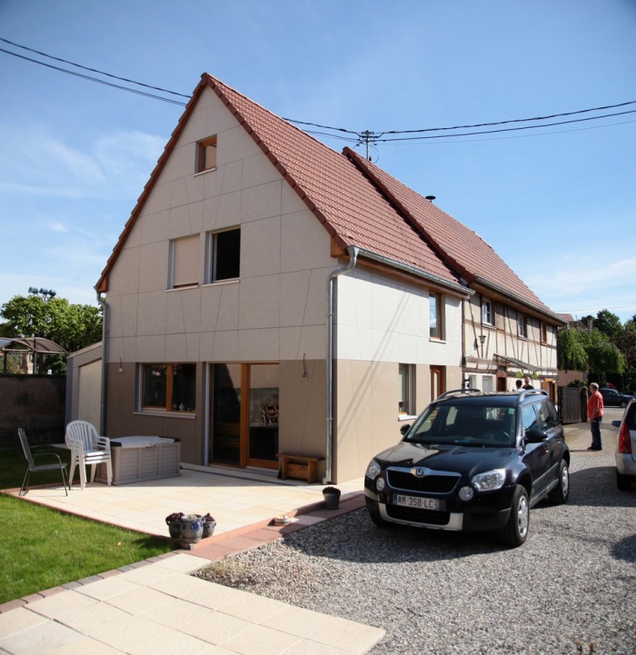 Extension et Rénovation d'une maison alsacienne à REICHSTETT (67)