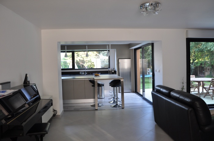 Extension bois d'une maison à Aubers