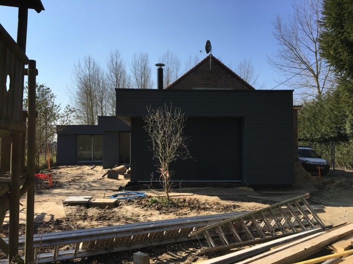 Rnovation et extension d'une maison  Willems : chantier 3